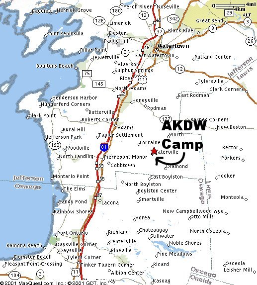 Camp Map and Directions